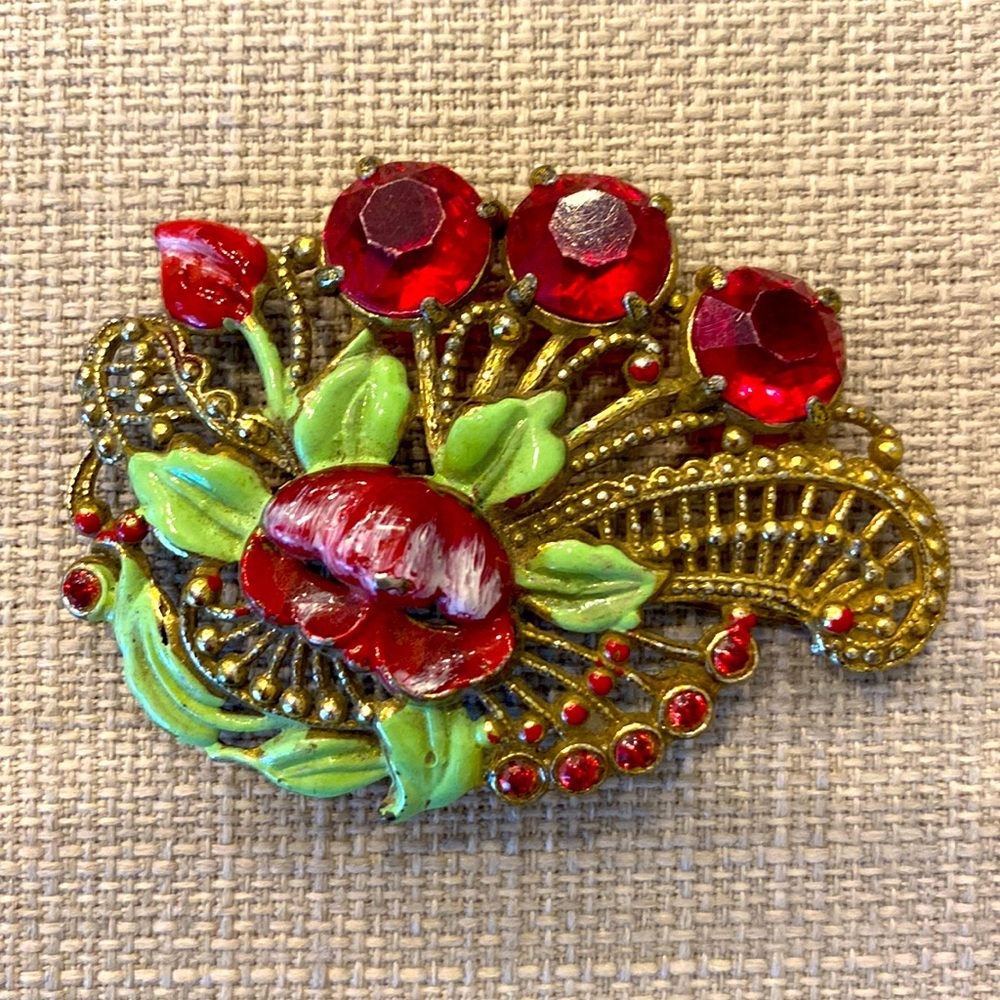 Vintage Victorian Boho Brooch